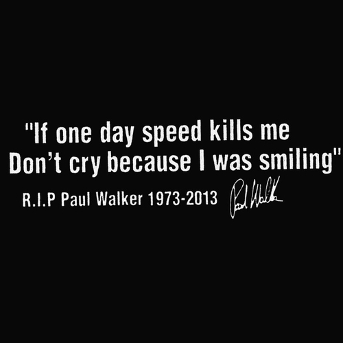Paul Walker Frase Em Ingles Decalques Refletivos Para Janelas Do Corpo Do Carro Decoracao De Adesivos Em Promocao Ofertas Na Americanas