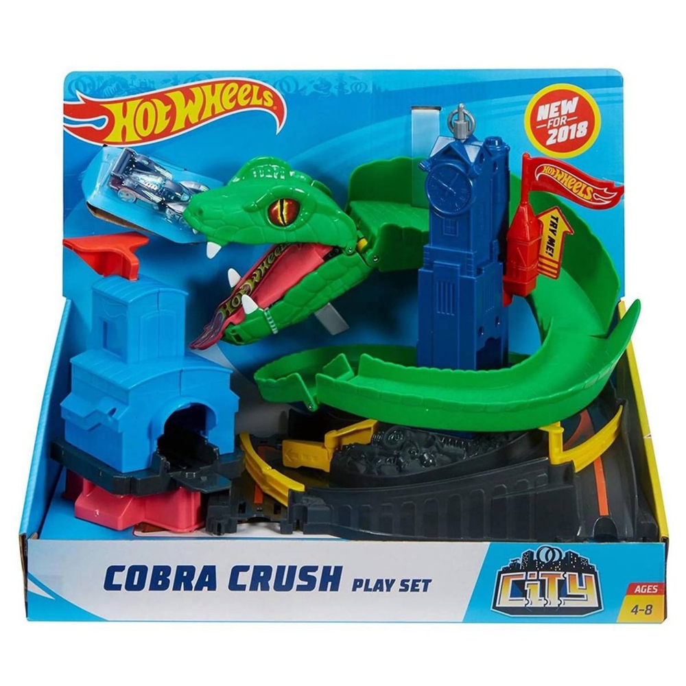 Pista Hot Wheels -carrinho Ataque Da Cobra - Original Mattel em Promoção na  Americanas