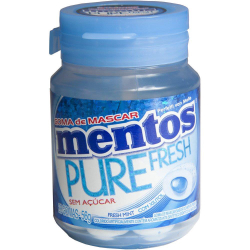 Chicle Mentos Menta - Embalagem com 6 Unidades Menor preço em Chicle Mentos Menta - Embalagem com 6 Unidades