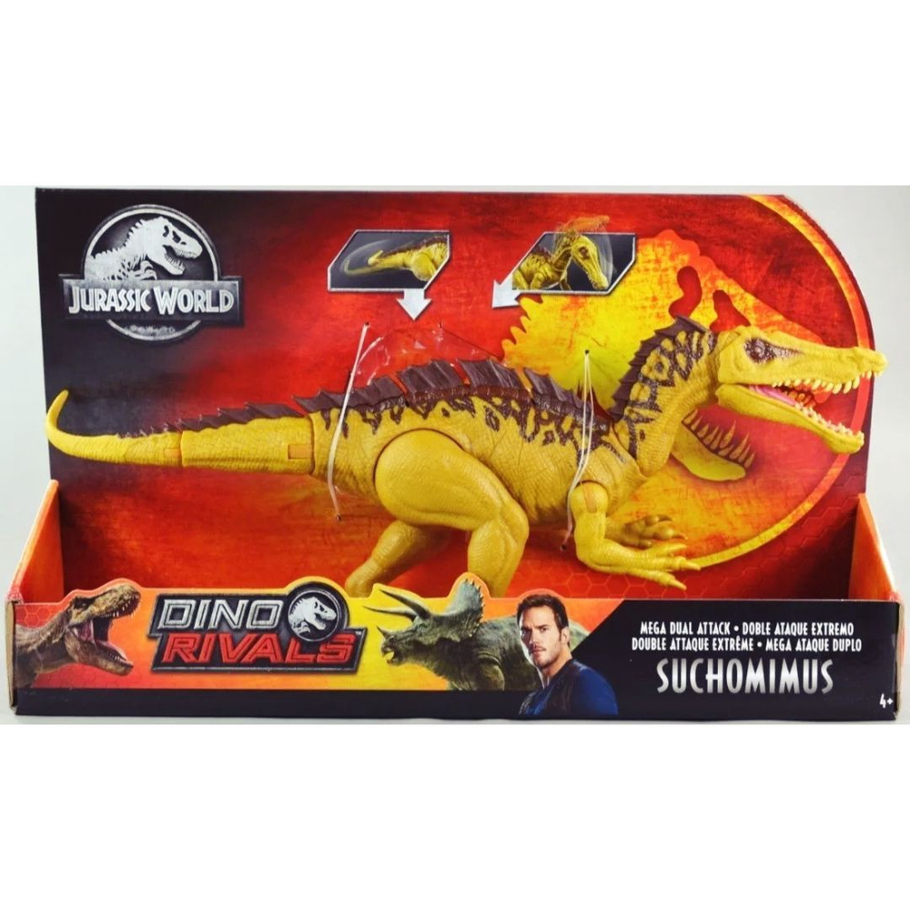 Dinossauro Velociraptor Boneco Jurássico + Jogo Double Dino em