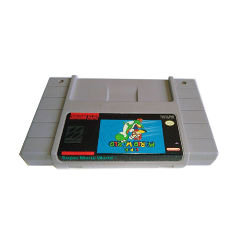 Cartucho Fita Jogo Super Mario World Super Nintendo Snes em Promoção na  Americanas