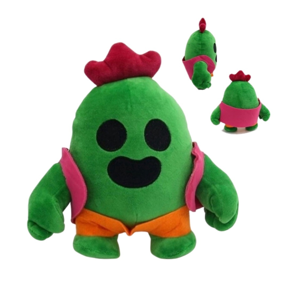 Brawl Stars BRW7008D S1 Huggable Plush 30CM-Spike, one Size