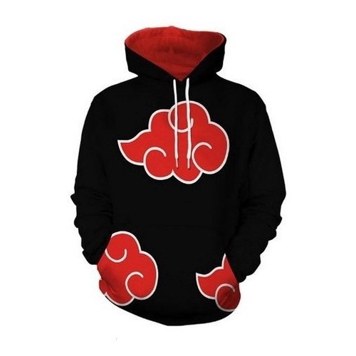 Camiseta Camisa Anime Naruto Akatsuki Simbolo Ninja