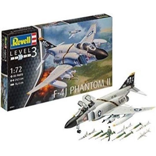 Kit Revell F-4J Phantom Ii Jato Plast Para Montar Rev 03941 Em Promoção ...