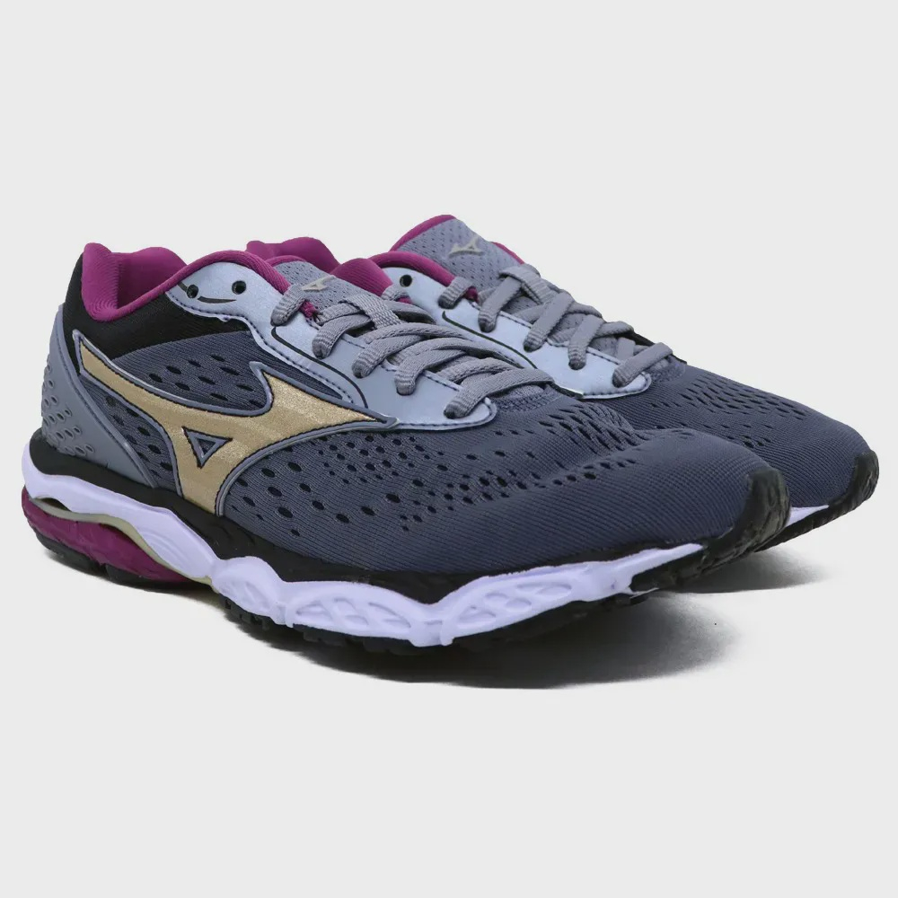 Mizuno feminino store cinza com roxo