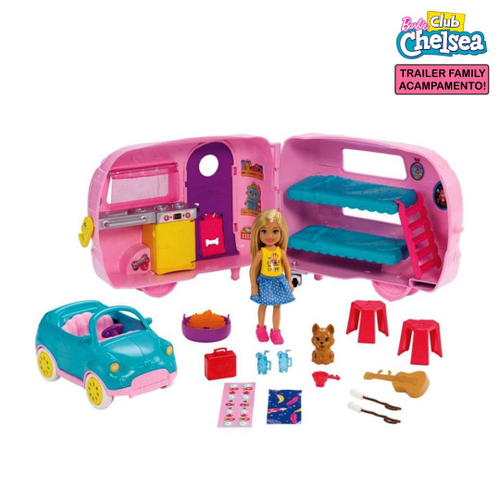 Kit Carro Conversivel Roodstar Roma Carrinho com Boneca Barbie Mattel  Menina Presente Dia da Criança - Patota