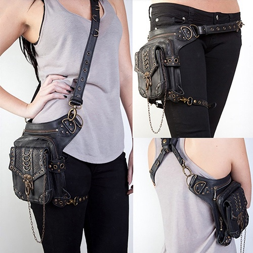 steampunk thigh bolsa