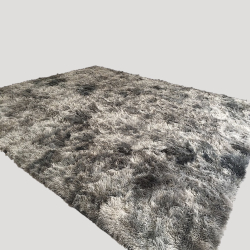 Tapete Felpudo Cinza Claro Mesclado 2,00x2,40 (Pelo Alto) Menor preço em Tapete Felpudo Cinza Claro Mesclado 2,00x2,40 (Pelo Alto)