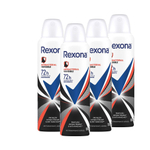 Kit C/4 Sortido Desod Rexona Clinical Aerosol 96h 150ml