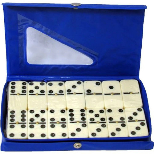 Jogo De Domino Profissional Osso 28 Peças Coloridos - MB