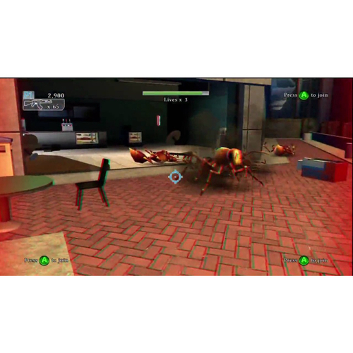 Jogo Xbox 360 Attack Of The Movies 3d Original Mídia Física