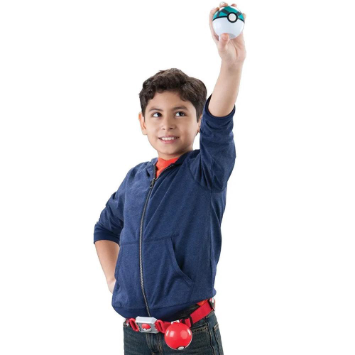 Pokemon - Kit De Ação Cinto Com 2 Pokebolas E Personagem - S - Ri Happy