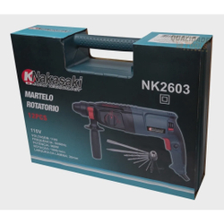 Martelete Rompedor 110v + Furadeira / Impacto 960w Com 12 Peças é boa?