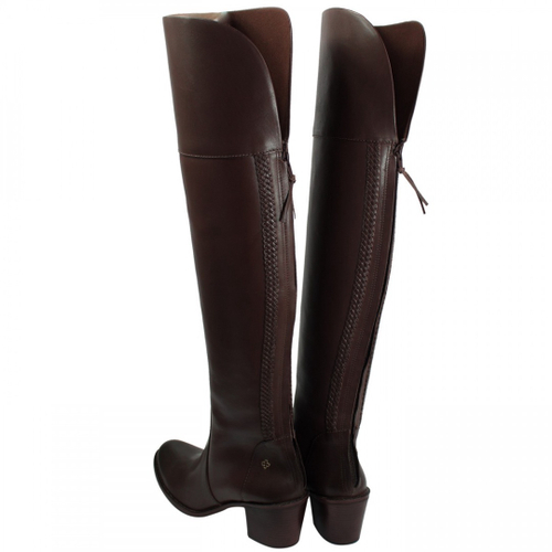 Bota over the sales knee couro capodarte