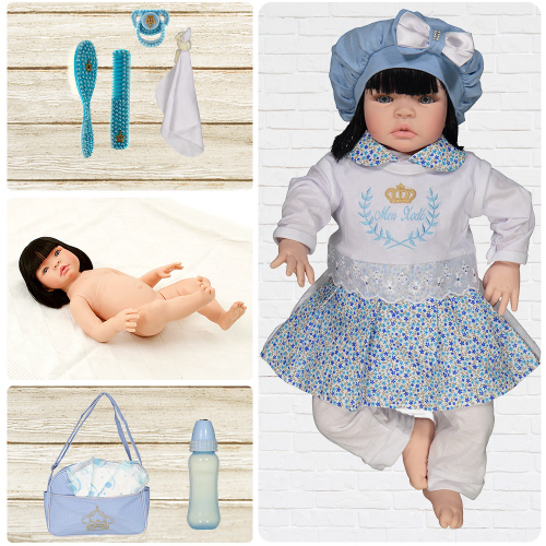 Boneca Bebe Reborn Barata Menina Loira 23 Acessorios De Luxo - Cegonha  Reborn Dolls - Boneca Reborn - Magazine Luiza