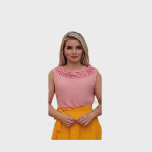 blusa social feminina fina