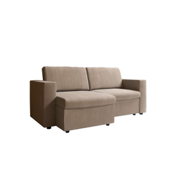 Sofá 3 Lugares Retrátil Zoy Suede Bege Menor preço em Sofá 3 Lugares Retrátil Zoy Suede Bege