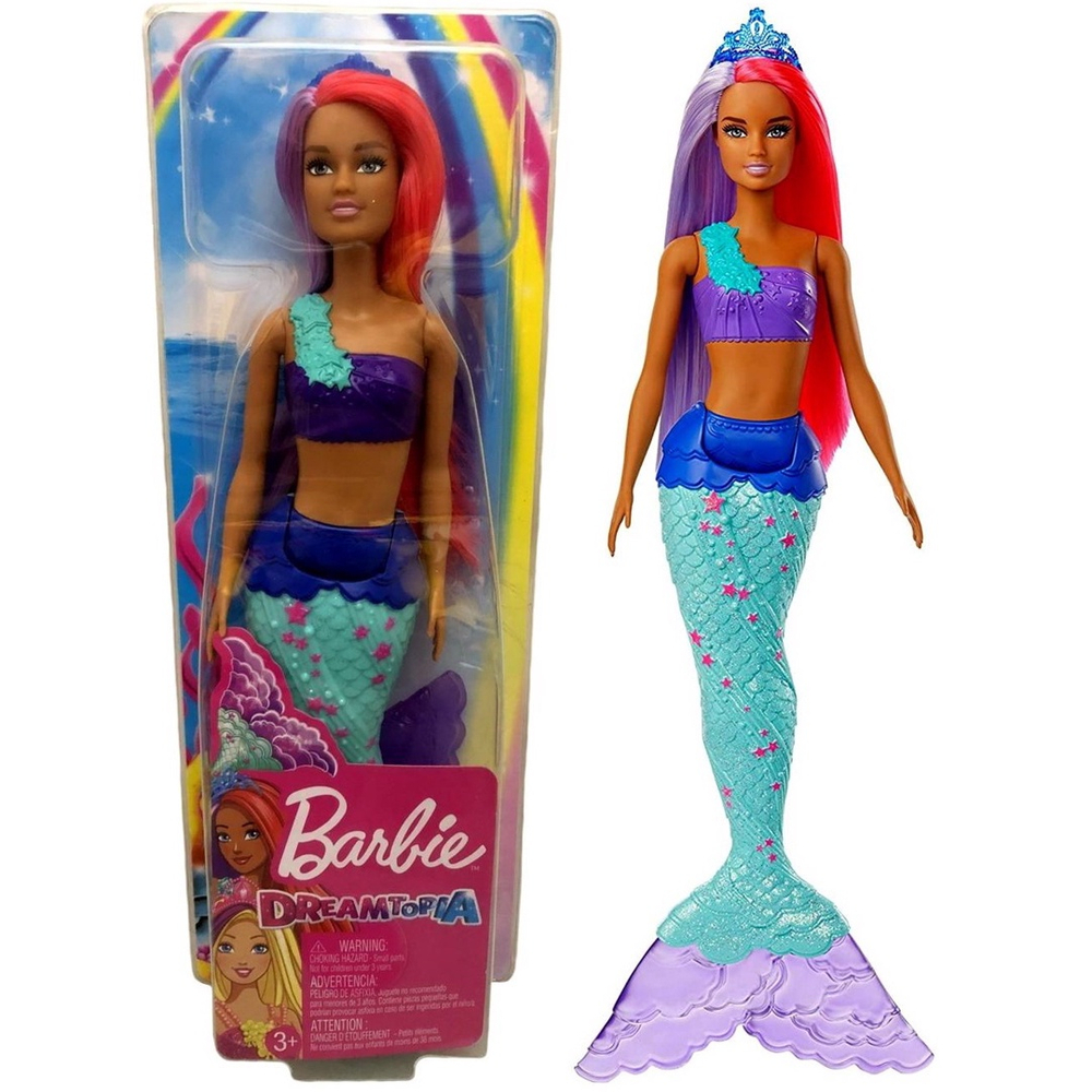 Boneca Barbie Sereia Negra – Shopping Tudão