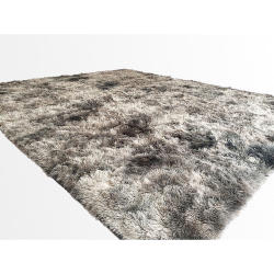 Tapete Saturs Shaggy Pelo Alto Mesclado Cinza - 200 x 240 cm Tapete para Sala e Quarto Menor preço em Tapete Saturs Shaggy Pelo Alto Mesclado Cinza - 200 x 240 cm Tapete para Sala e Quarto
