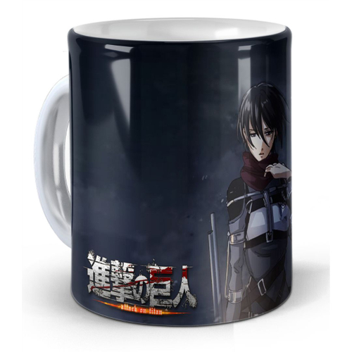 Caneca Attack on Titan / Shingeki No Kyojin - Mikasa em Promoção na  Americanas