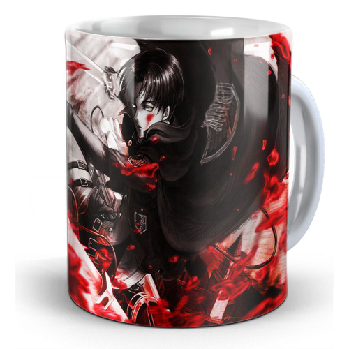 Caneca Attack on Titan / Shingeki No Kyojin - Mikasa em Promoção na  Americanas