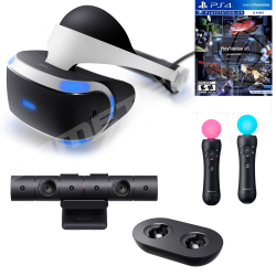 Playstation Vr Ps4 + Câmera + Controles Movimento + Carregador p/ Controles Ps Move- Sony Menor preço em Playstation Vr Ps4 + Câmera + Controles Movimento + Carregador p/ Controles Ps Move- Sony