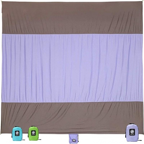 (Purple) - WEKAPO Sand Free Beach Blanket, Extra Large Oversized 3mX 2 ...