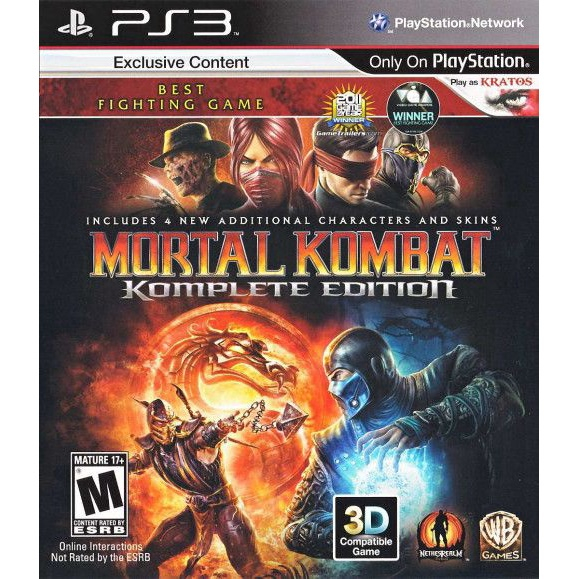 Mortal Kombat - Komplete Edition - Ps3 No Shoptime