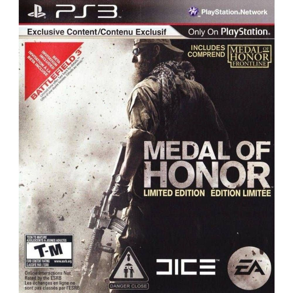 Jogo Medal Of Honor Limited Edition Beta Battlefield 4 Ps3