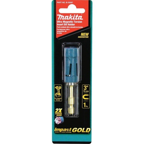 Makita B-35097 Impact Gold Ultra-magnetic Torsion Insert Bit Holder Em ...