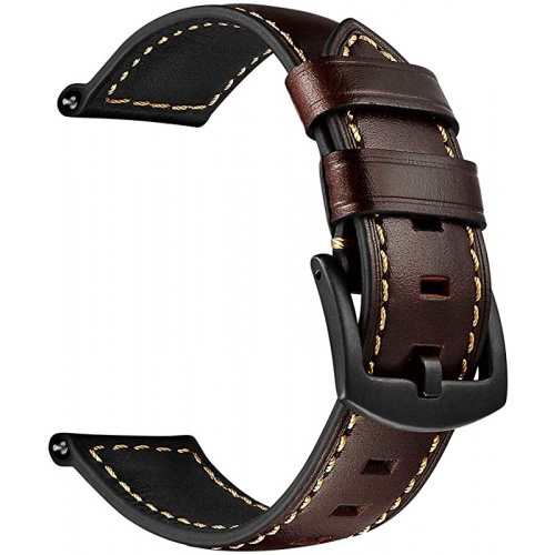 22mm Chocolate Black Oxwallen Quick Release Leather Soft Strap Watch Band Fit Samsung Galaxy 46mm Gear S3 Classic Frontier Fossil Men S Gen 5 4 3 Bla Nas Americanas - Quick Release Leather Dog Collar 22mm Chocolate Black Oxwallen Quick Release Leather Soft Strap Watch Band Fit Samsung Galaxy 46mm Gear S3 Classic Frontier Fossil Men S Gen 5 4 3 Bla Nas Americanas - Quick Release Leather Dog Collar