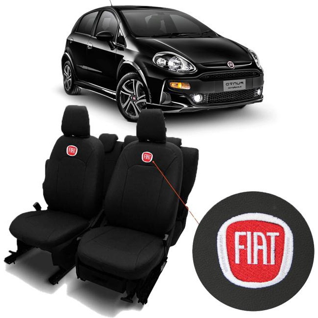 Capas De Bancos Couro Para Fiat Punto No Shoptime