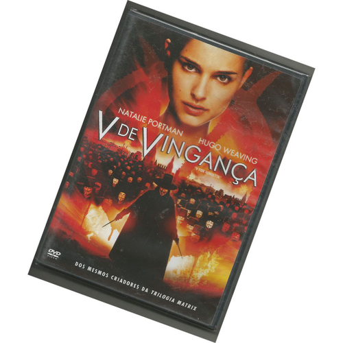 Dvd V De Vingança, Hugo Weaving + Natalie Portman (lacrado)