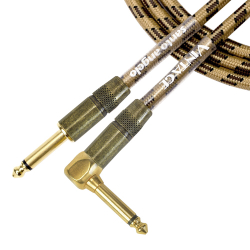 Cabo p/ Instrumentos Vintage Premium Santo Angelo 15FT L 4.57M P10 Menor preço em Cabo p/ Instrumentos Vintage Premium Santo Angelo 15FT L 4.57M P10