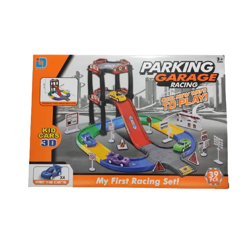 Pista De Carrinhos Track Cars Brinquedo Com 8 Peças Infantil - Feira da  Madrugada Sp