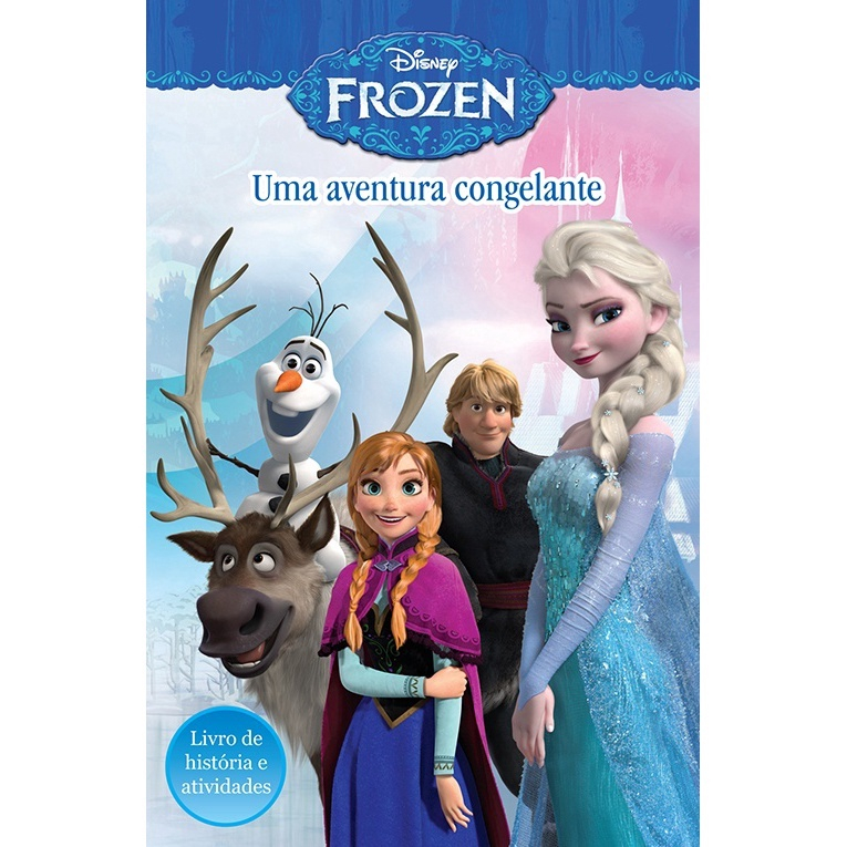 Disney Livro De Historia E Atividades Frozen Ed Na Americanas