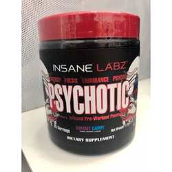 Pré-Treino Psychotic red Insane Labz 35 doses Menor preço em Pré-Treino Psychotic red Insane Labz 35 doses