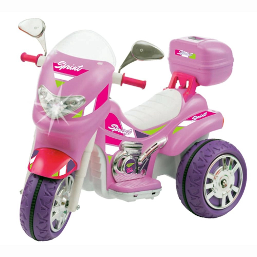 Moto Motinha Elétrica Menina Sprint Turbo Rosa Brinquedo Infantil 12V  Biemme 673 C/Capacete em Promoção na Americanas