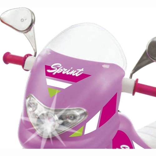 Moto Eletrica Infantil Sprint Turbo Com Capacete Pink 12V Biemme 673 na  Americanas Empresas