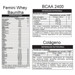 Kit feminino 2: Femini Whey 600g + bcaa 60 caps + Colágeno 100 caps + Coqueteleira Rosa 700ml Max Titanium é boa?