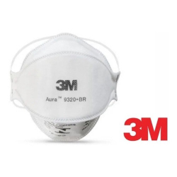 Kit 08 Máscaras 3m Aura 9320 + br Pff2 N95 Sem Válvula Branca Menor preço em Kit 08 Máscaras 3m Aura 9320 + br Pff2 N95 Sem Válvula Branca