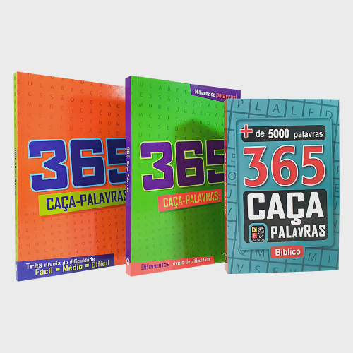 Kit Com 03 Caça Palavras Livro Fácil Coquetel