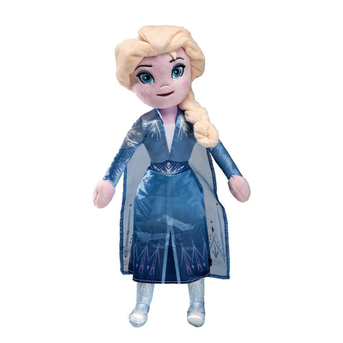 Boneca de pelucia frozen elsa 50cm long jump