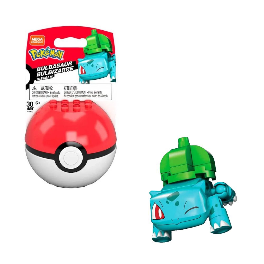 Mega Construx Pokemon Ivysaur - Mattel : : Brinquedos