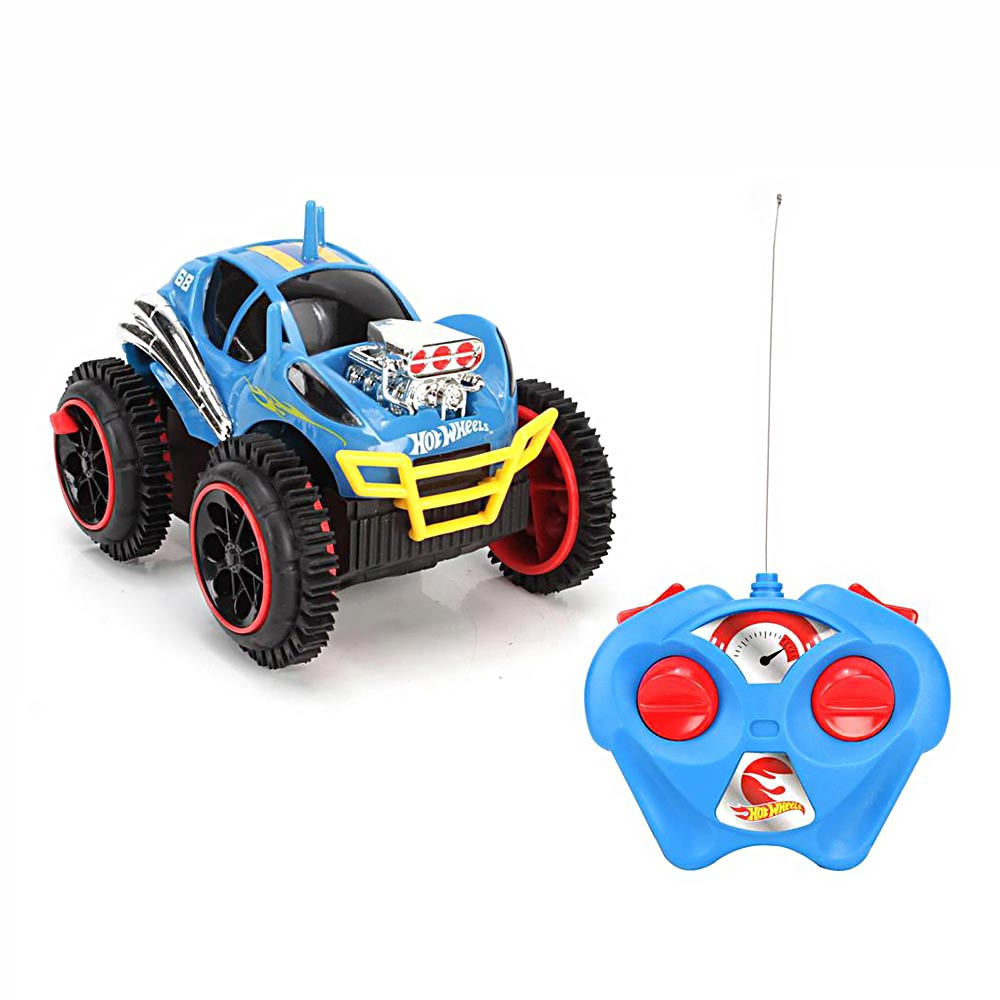 Carro Controle Remoto 3 Funções Hot Wheels Azul - Candide