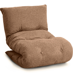 Futon Dobrável de Espuma Solteiro Marrom - Emcompre Menor preço em Futon Dobrável de Espuma Solteiro Marrom - Emcompre