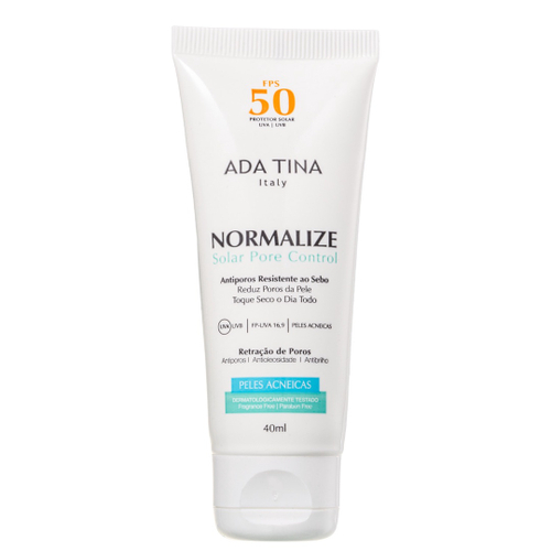 Protetor Solar Ada Tina Normalize Solar Pore FPS50 40ml Menor preço em Protetor Solar Ada Tina Normalize Solar Pore FPS50 40ml