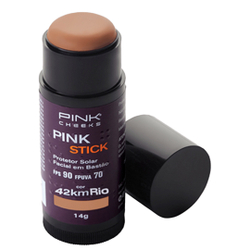 Pink Cheeks Pink Stick Rj 42km Fps90 Protetor Solar + base 14g Menor preço em Pink Cheeks Pink Stick Rj 42km Fps90 Protetor Solar + base 14g