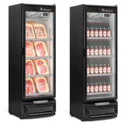 Menor preço em Refrigerador/Expositor Vertical Conveniência Cerveja E Carnes GCBC-45 pr Preto Gelopar 445 Litros Frost Free