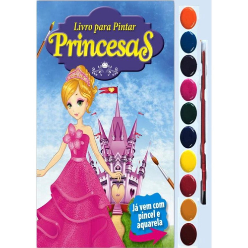 Livro - Megakit para Colorir: Princesas Encantadas